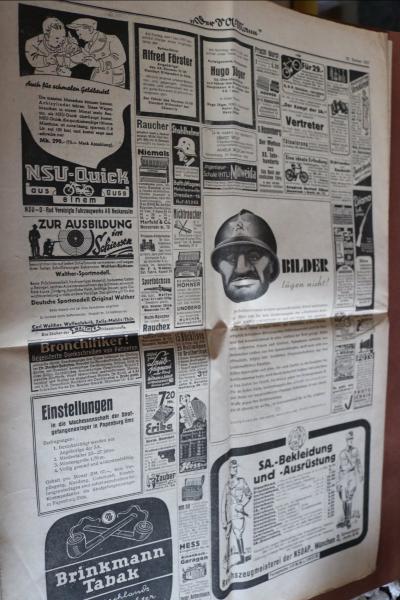 Zeitung -  Der SA-Mann 16 Januar 1937